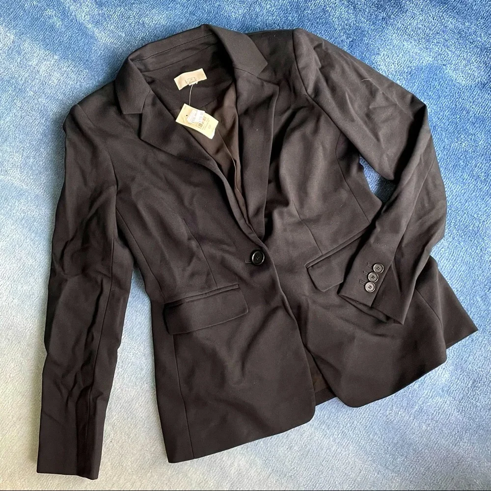 NWT LOFT Black Blazer - Picture 1 of 3